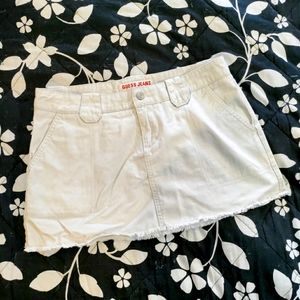 Guess Jeans Khaki Mini Skirt